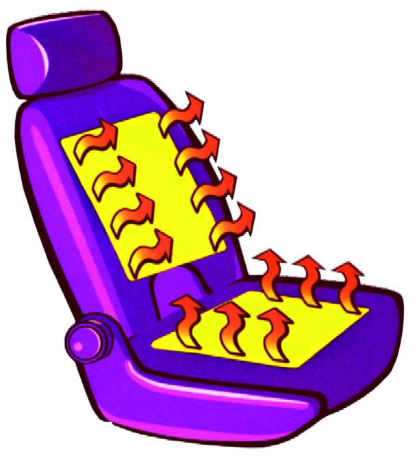 Seat Heater Illustration