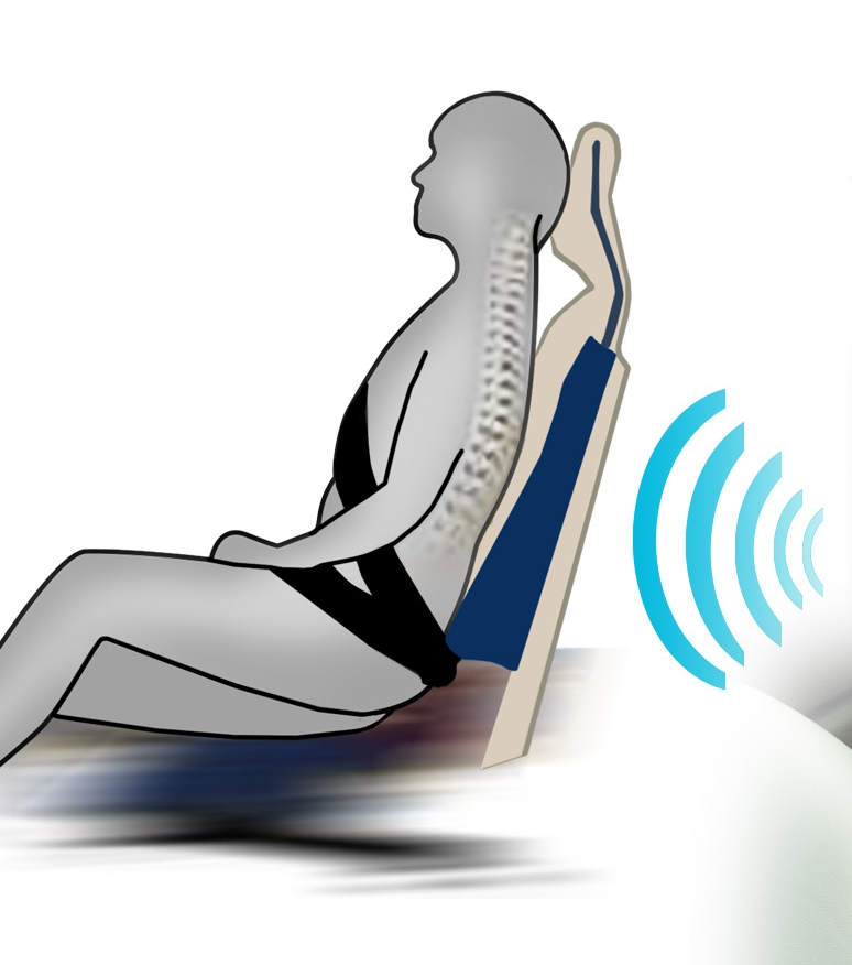 Seat Massage Illustration