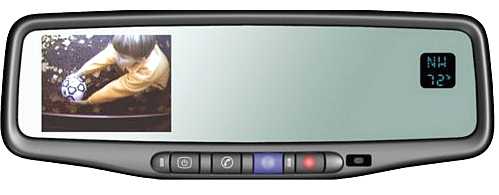 OEM Mirror w/ LCD Dsiplay