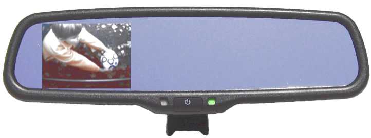 OEM Style Mirror w/ 3.5in LCD Dsiplay