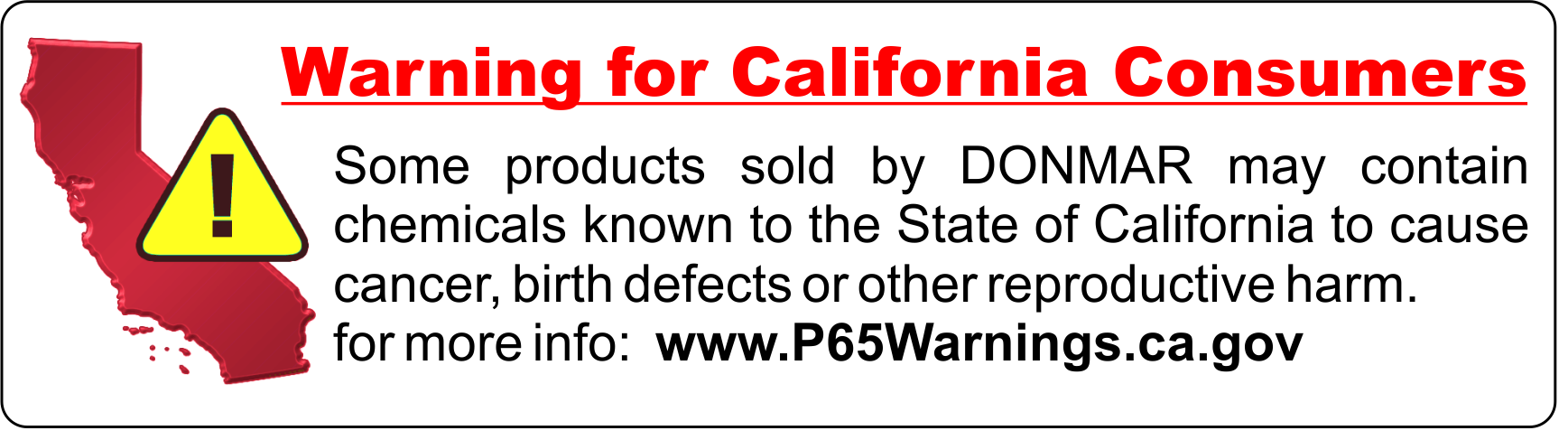 Prop65 Warninr